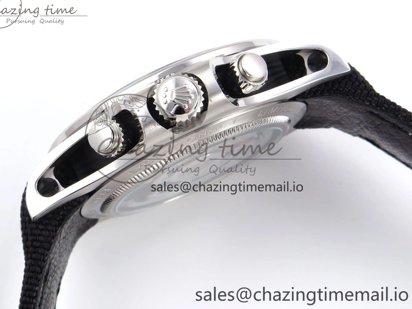 MiroTime 0321 Daytona EXCEPTIONAL-1 DIWF Best Edition Gray Dial on Black Nylon Strap SH Vibrant 1010